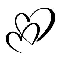 Symbool hart dubbel
